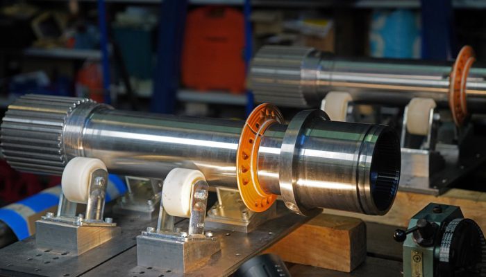 Image of Bespoke Telemetry Shafts Application with 2 shafts and rollers