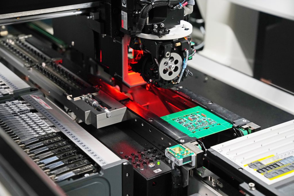 Image of precision PCB board manufacturing machinery