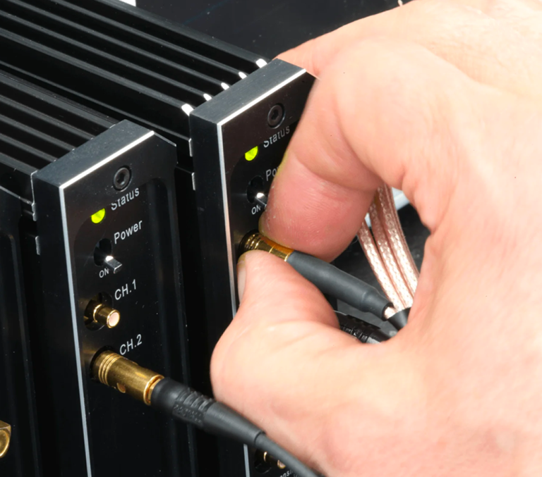 Data Acquisition Unit being operated by hand