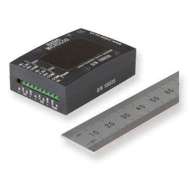 Image of the Microlog Unattended data logging with a metric ruler for scale